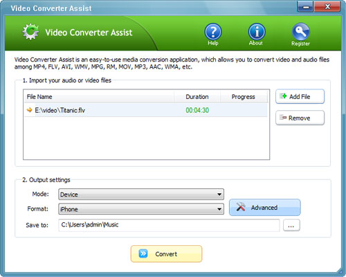Convert Video to iPhone