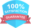 100% satisfaction guarantee