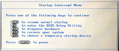 helix-boot-menu