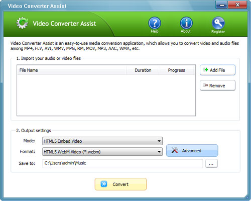 HTML5 Video Converter