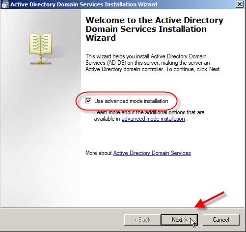 use-advanced-mode-install
