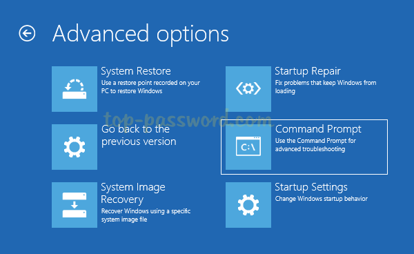Access Command Prompt at Boot