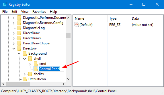 control-panel-key