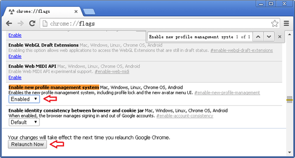 enable-chrome-profile-management
