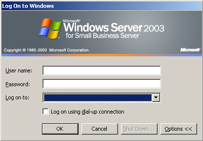 Forgot Windows SBS password