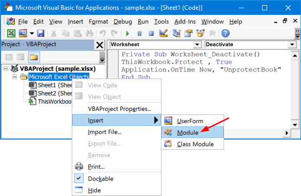 insert-excel-module
