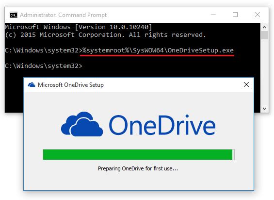 install-onedrive