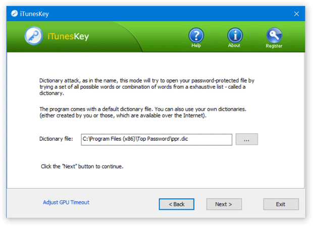 Dictionary Attack