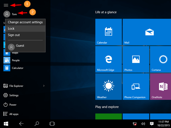 lock-windows-from-start-screen