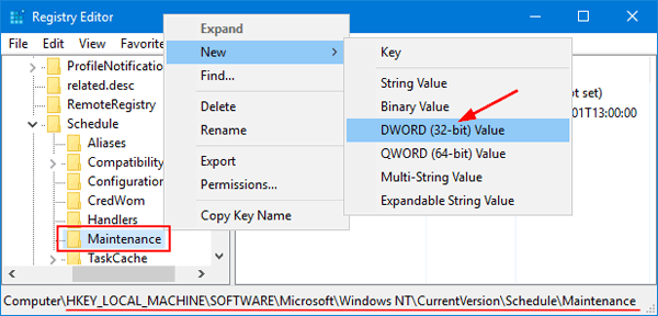 new-dword-value
