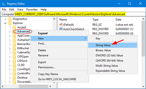 new-string-value