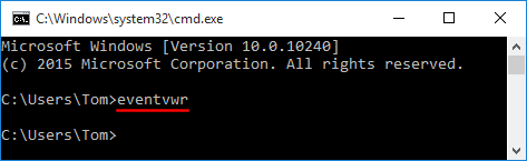 open-event-via-cmd