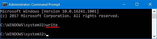 open-wordpad-from-command-prompt