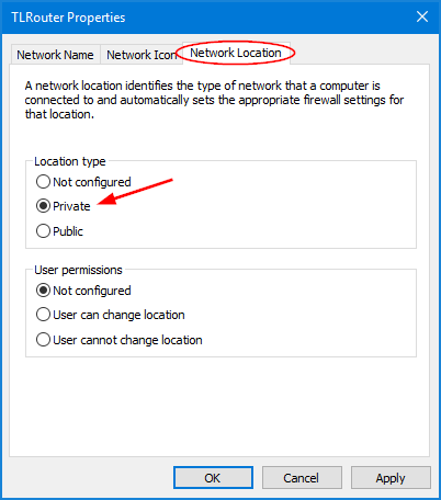 private-public-network-location