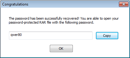 Recover your password successfully