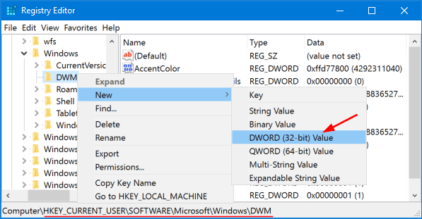 registry-new-dword
