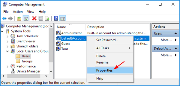 right-click-default-account