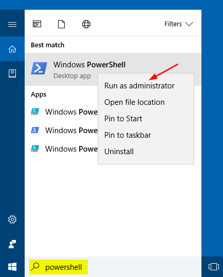 run-powershell-as-administrator