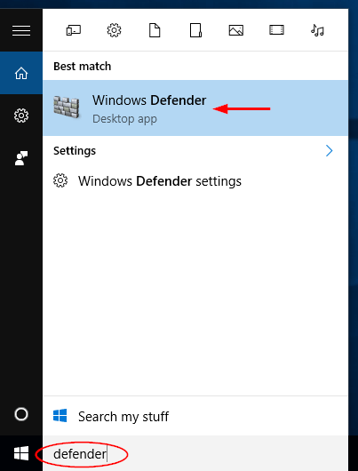 search-windows-defender