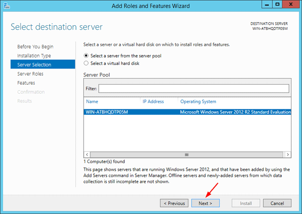 select-destination-server