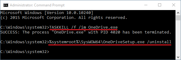 uninstall-onedrive