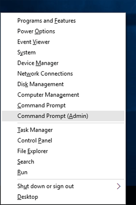 win+x-menu
