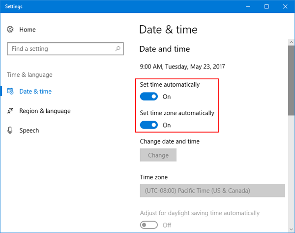 windows-10-set-time-automatically