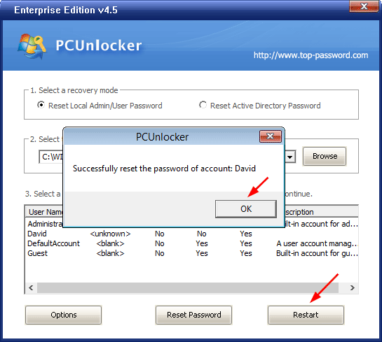 Reset Windows Password